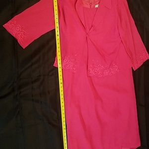Pink 2 piece dress